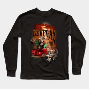 Psychobilly Leaving Las Vegas Long Sleeve T-Shirt